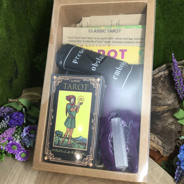 Essential tarot card gift pack  kit