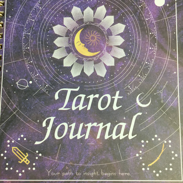Tarot and oracle card journal workbook