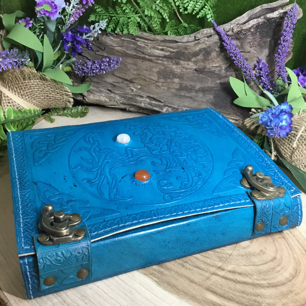 Tree of life handmade leather journal