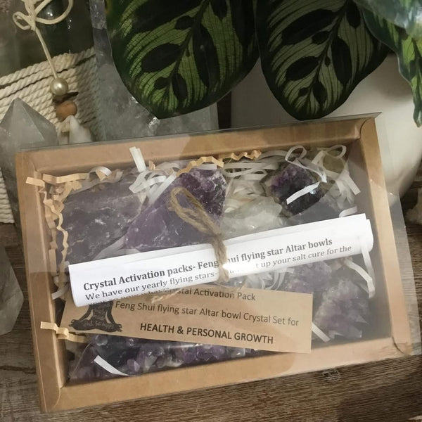 Activation Crystal  Feng shui pack- health and personal growth