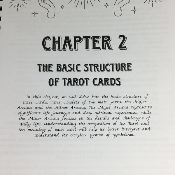 33 Days of tarot challenge, journal, learning and self discovery workbook