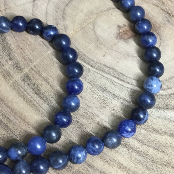 Sodalite Necklace  wearable energy - anxiety, calming and grounding