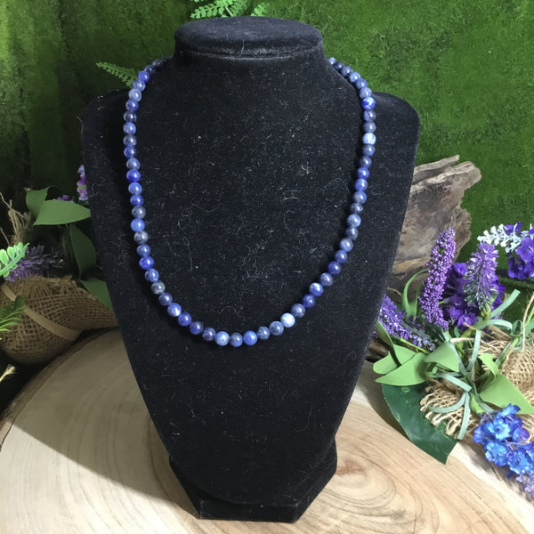 Sodalite Necklace  wearable energy - anxiety, calming and grounding