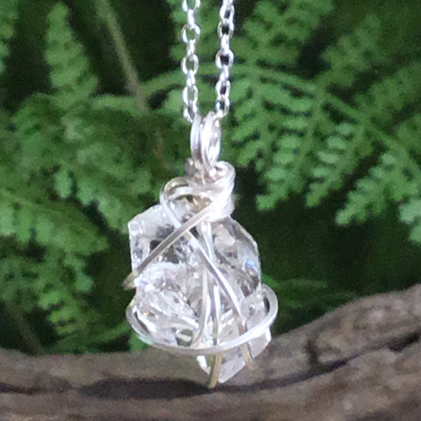 Herkimer Diamond pendant Extra Grade wearable energy