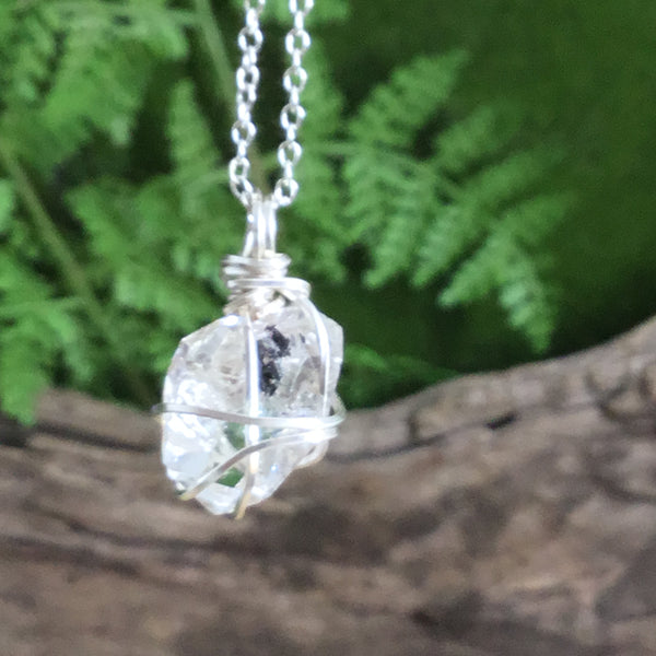 Herkimer Diamond pendant Extra Grade wearable energy