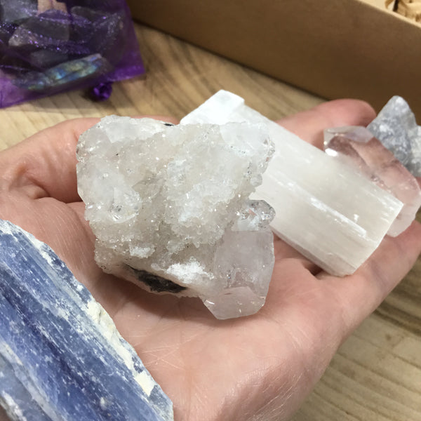 Crystal set for enhancing Psychic Abilities, Intuition and Spiritual Downloads