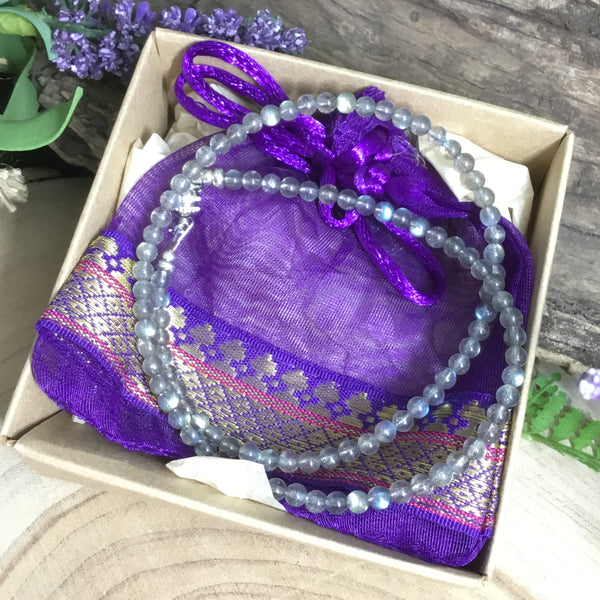 Labradorite Choker Necklace  wearable energy chakra balance & alignment