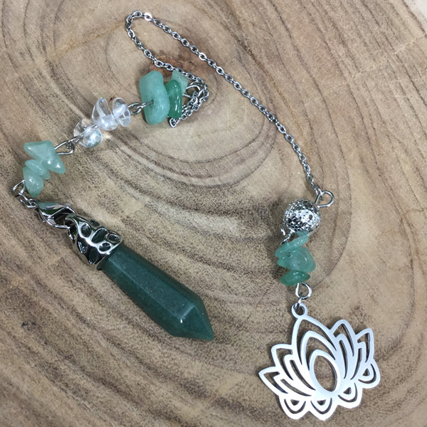 Aventurine - health & releasing energy patterns  pendulum