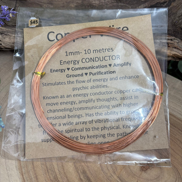 Copper Wire for electroculture or jewellery making