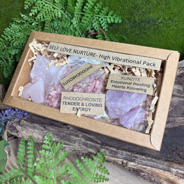 Gift Pack-Self Love & Nurture- High Vibrational Crystal Pack