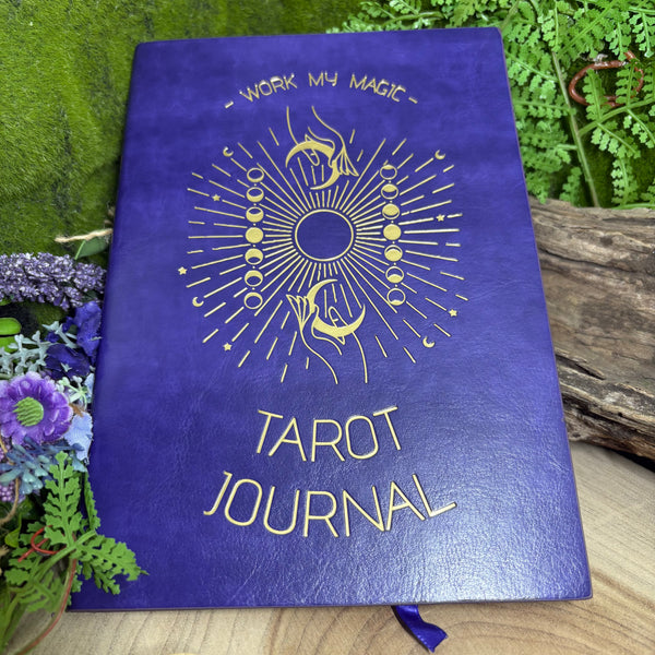 Tarot  "work my magic"  Purple Journal