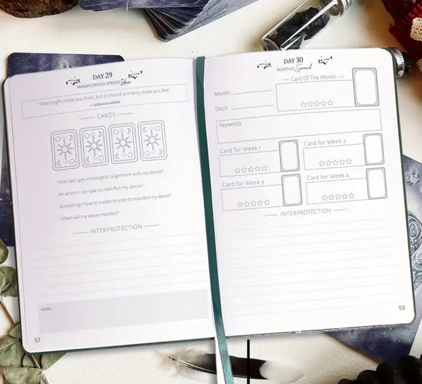 Tarot  "work my magic"  Purple Journal