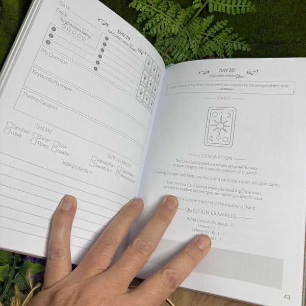 Tarot  "for tarot lover" Blue Journal