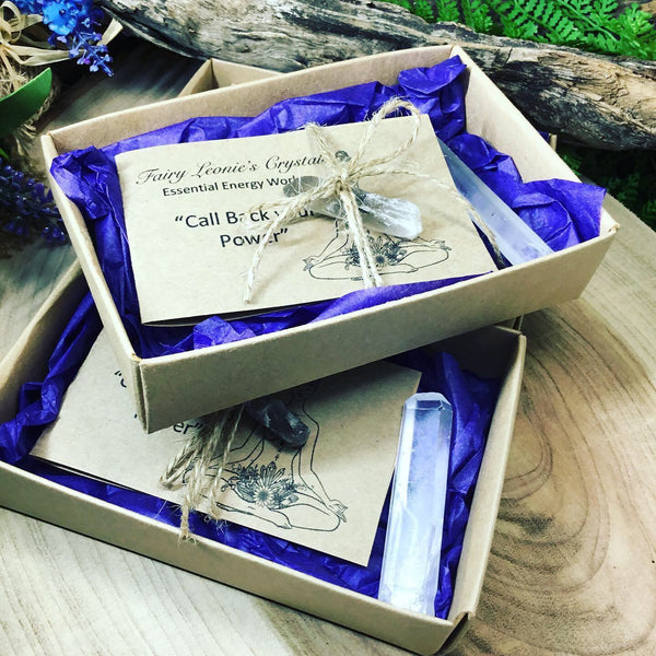 CALL BACK YOUR POWER essential crystal energy work kit