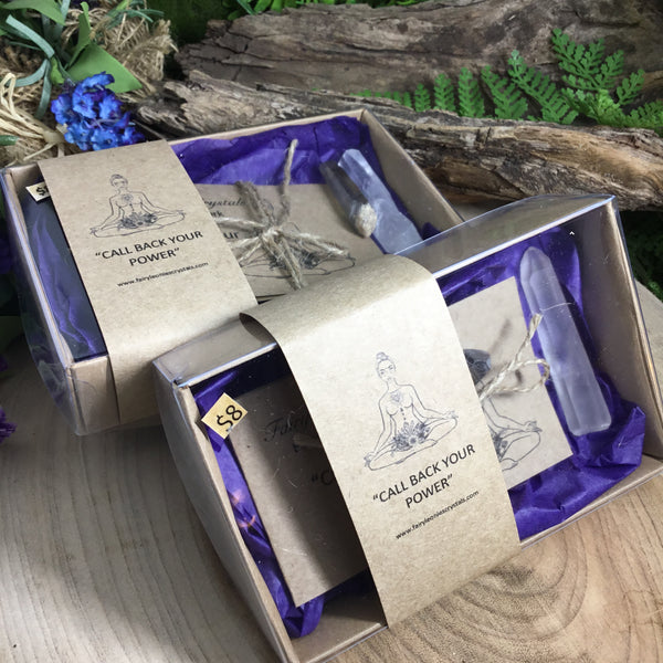 CALL BACK YOUR POWER essential crystal energy work kit