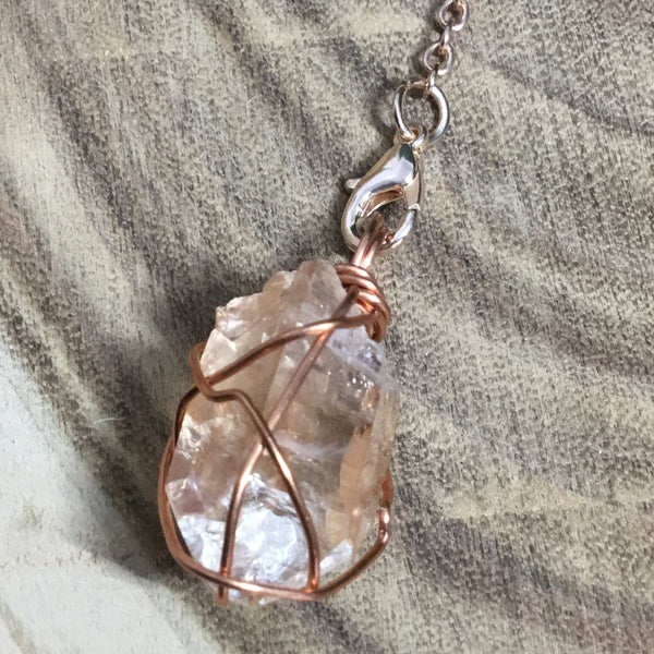 TANGERINE QUARTZ PENDULUM- Energy Sensing, Geopathic stress and Divination. Energy Work Tool