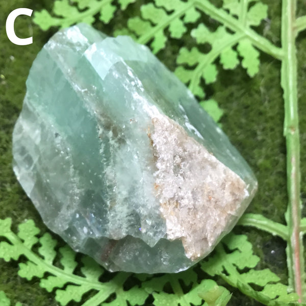 UNEARTHED TREASURE RAW GREEN CALCITE