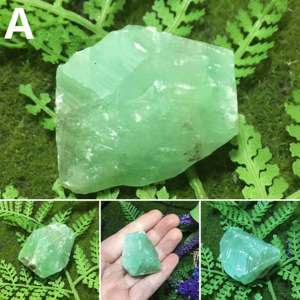 UNEARTHED TREASURE RAW GREEN CALCITE