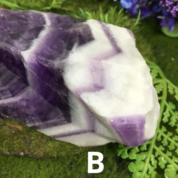 UNEARTHED TREASURE chevron amethyst natural wands