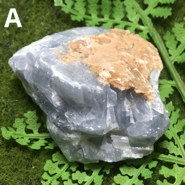 UNEARTHED TREASURE RAW BLUE CALCITE