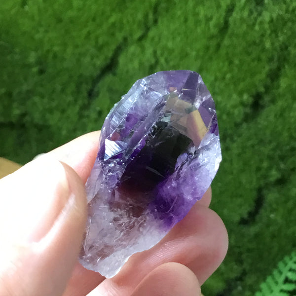 UNEARTHED TREASURE Amethyst Phantom Quartz natural point #4