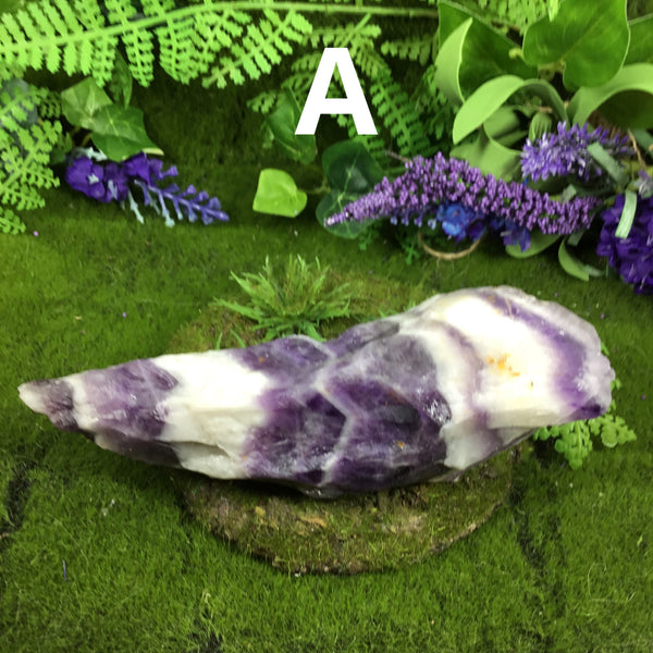 UNEARTHED TREASURE chevron amethyst natural wands