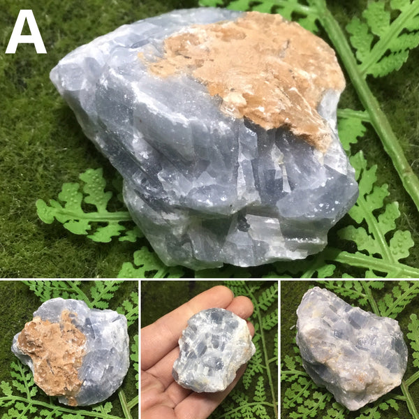 UNEARTHED TREASURE RAW BLUE CALCITE