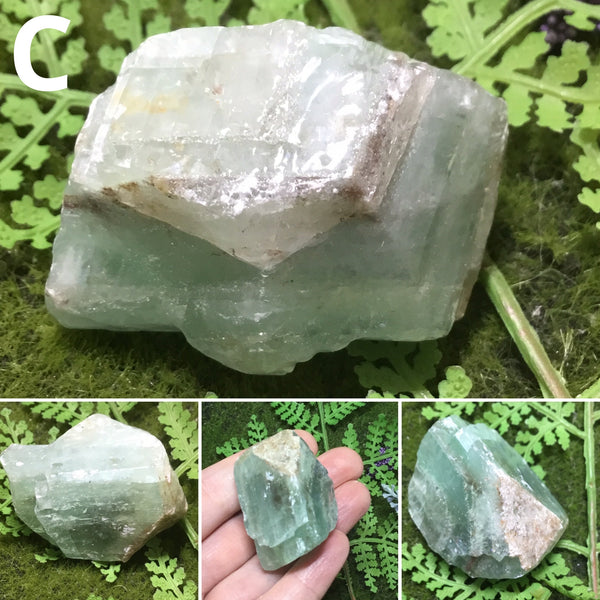 UNEARTHED TREASURE RAW GREEN CALCITE