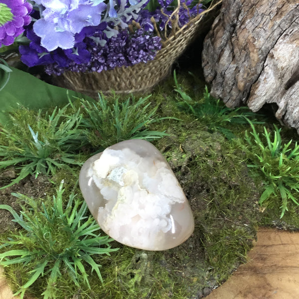 Crystals for New Beginnings . Flower agate tumble