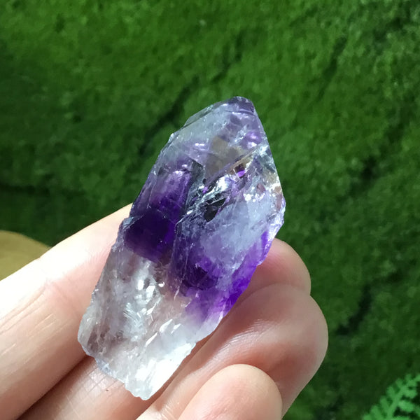 UNEARTHED TREASURE Amethyst Phantom Quartz natural point #4