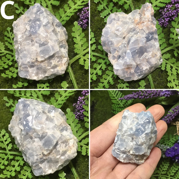 UNEARTHED TREASURE RAW BLUE CALCITE