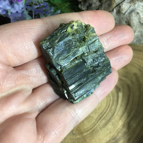 Unearthed Treasure GREEN TOURMALINE Raw Specimen #1