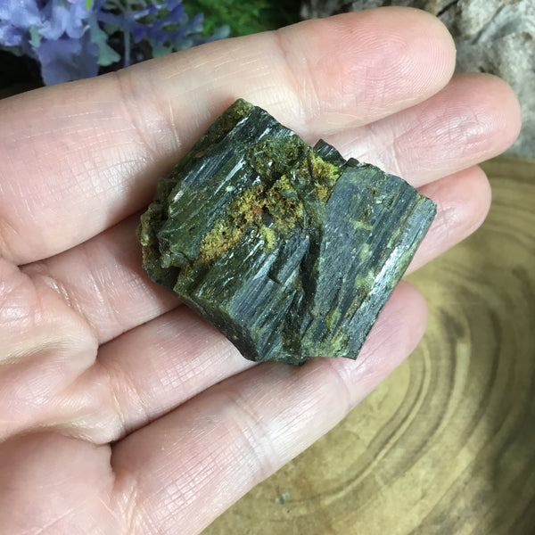Unearthed Treasure GREEN TOURMALINE Raw Specimen #1