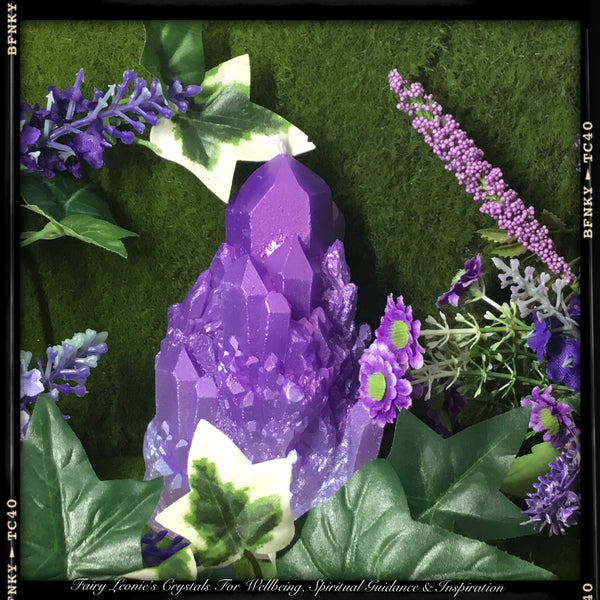 Crystal Shaped Candles- Sacred Space Home Decor