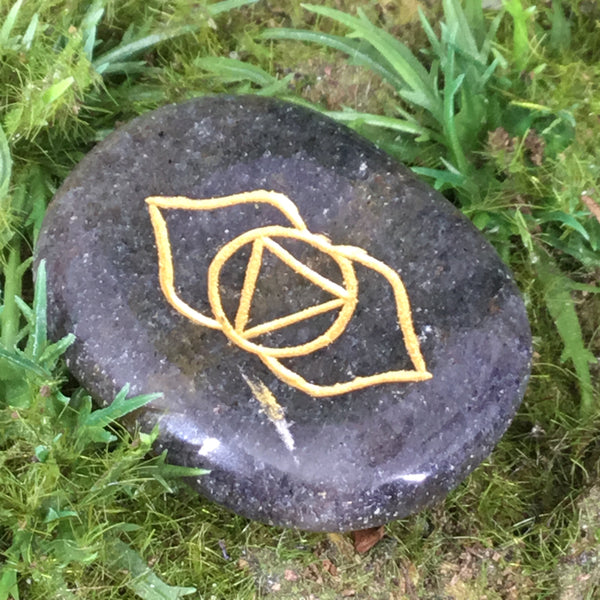 CHAKRA FLAT STONE healing crystal kit- crystals for healing and wellbeing