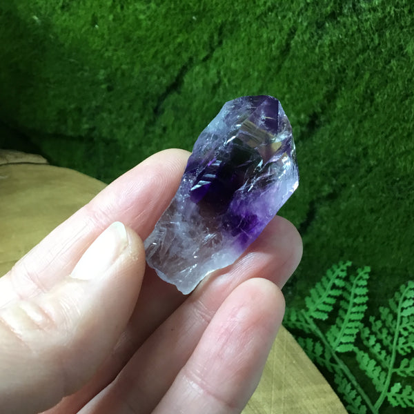 UNEARTHED TREASURE Amethyst Phantom Quartz natural point #4