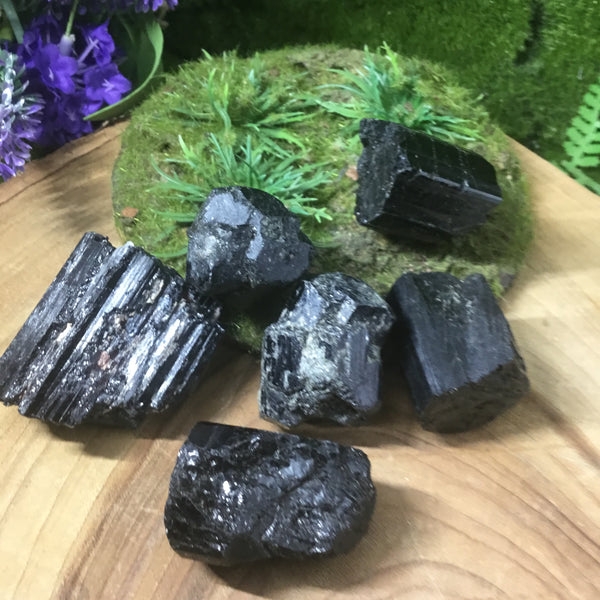 Crystals for Protection. RAW NATURAL TOURMALINE