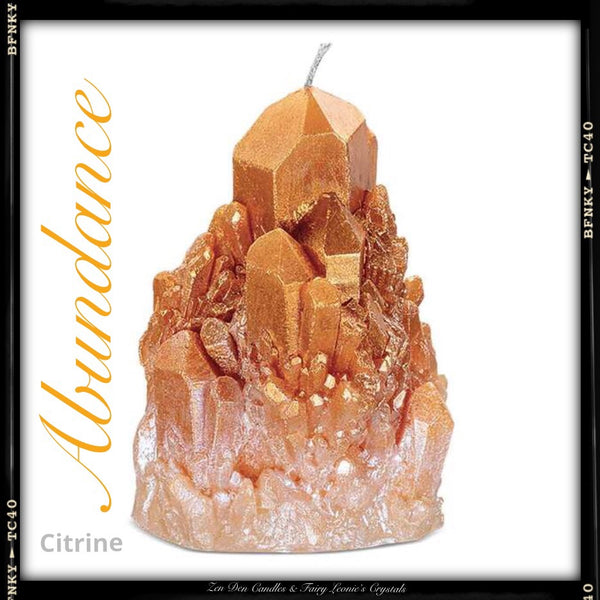 Crystal Shaped Candles- Sacred Space Home Decor