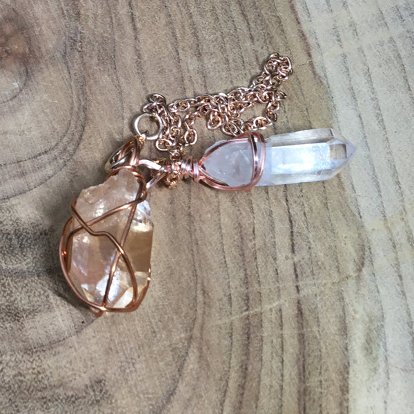 TANGERINE QUARTZ PENDULUM- Energy Sensing, Geopathic stress and Divination. Energy Work Tool