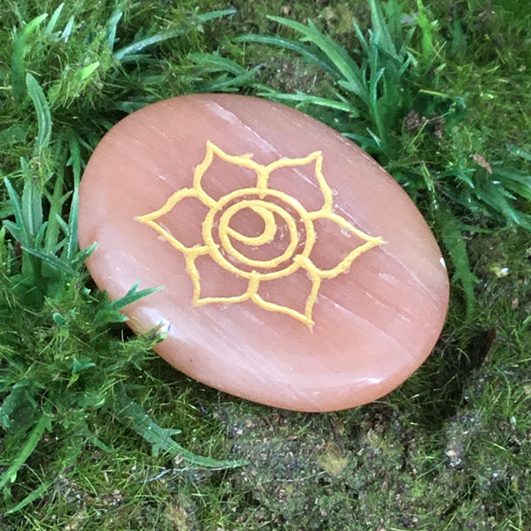 CHAKRA FLAT STONE healing crystal kit- crystals for healing and wellbeing