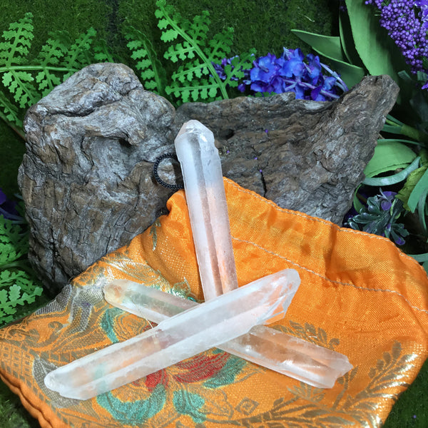 Crystals for Healing.  RAISE THE VIBRATION. Lemurian Singing Crystal Kit. Cleanse & Purify
