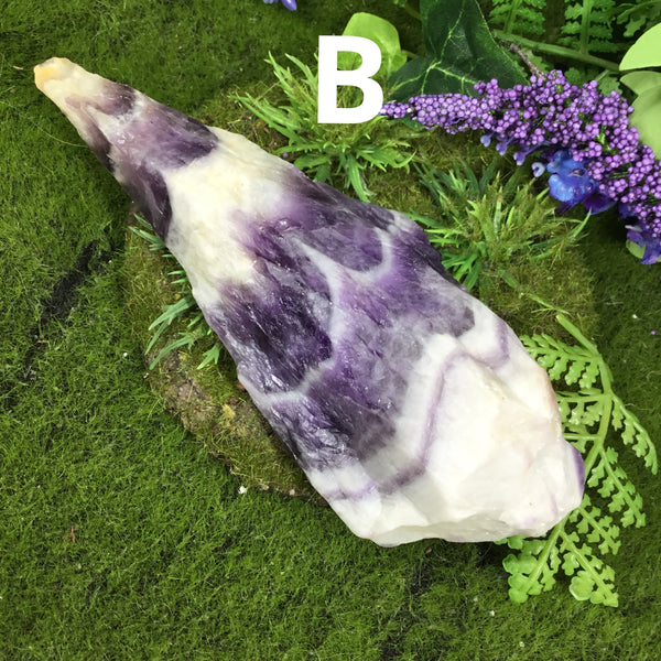 UNEARTHED TREASURE chevron amethyst natural wands