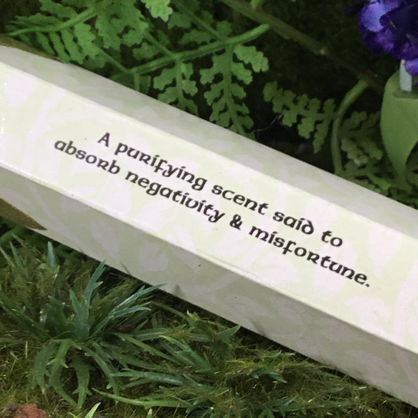 INCENSE- White Sage Hex Box. Cleanse & Purify