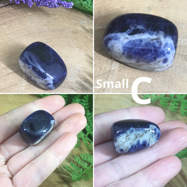 CRYSTALS FOR CONFIDENCE & COURAGE Sodalite Tumbles