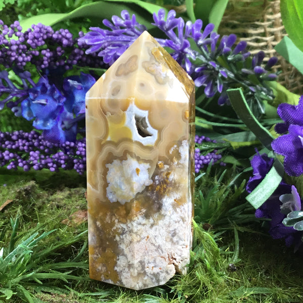 CRYSTALS FOR NEW BEGINNINGS- Flower Agate Generator 4