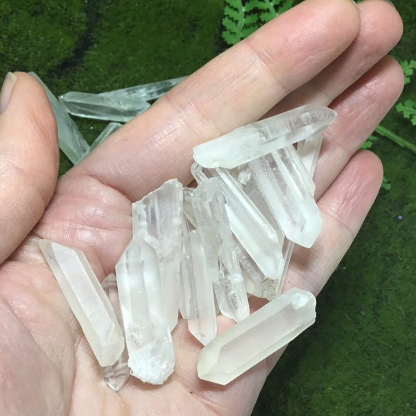 Raw Quartz Needle Points 100g Bags