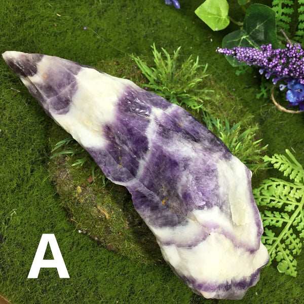 UNEARTHED TREASURE chevron amethyst natural wands