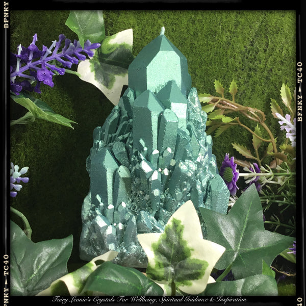 Crystal Shaped Candles- Sacred Space Home Decor