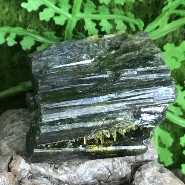 Unearthed Treasure GREEN TOURMALINE Raw Specimen #1