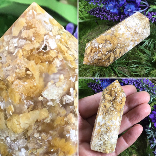 CRYSTALS FOR NEW BEGINNINGS- Flower Agate Generator 5